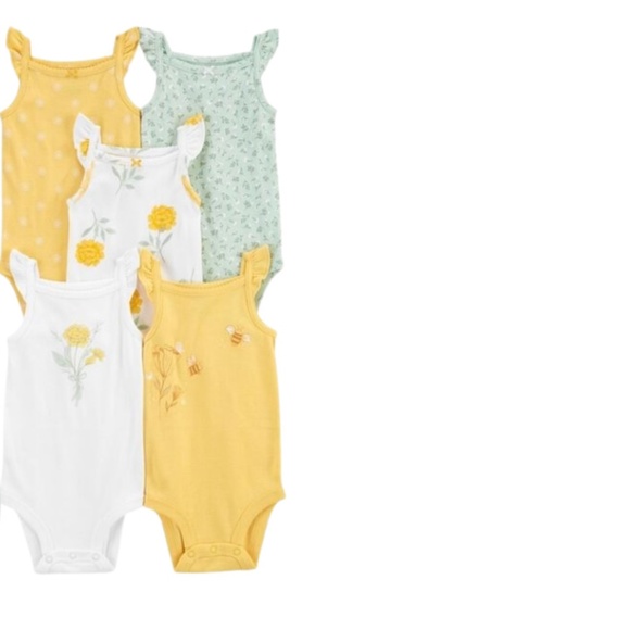 5-pack Cotton Rompers - Picture 1 of 1